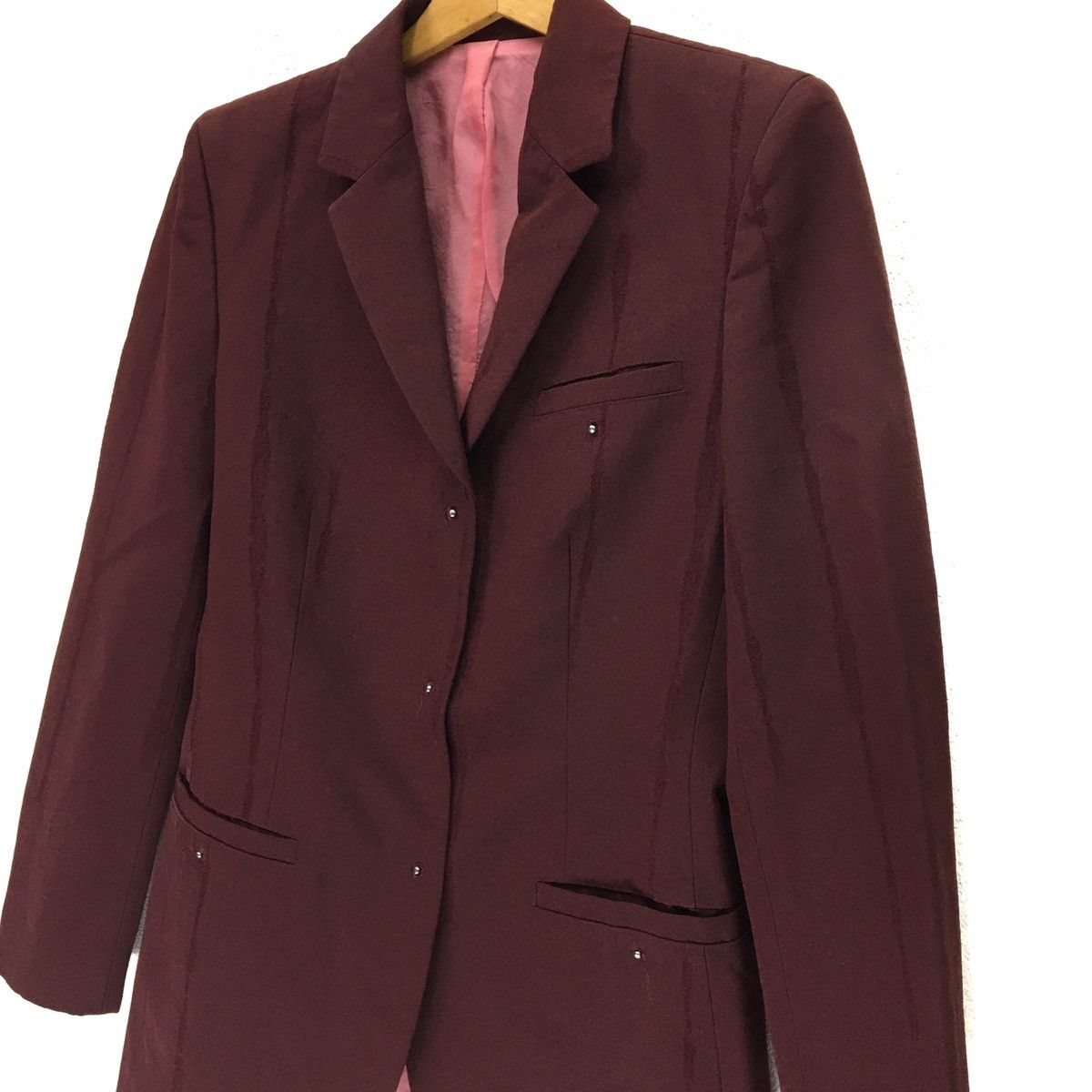 Designer × Jean Paul Gaultier × Seditionaries Jean Paul Gaultier Scratch Design Blazer Coat Size S / US 4 / IT 40 - 7 Thumbnail