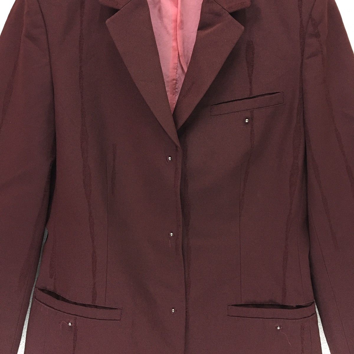 Designer × Jean Paul Gaultier × Seditionaries Jean Paul Gaultier Scratch Design Blazer Coat Size S / US 4 / IT 40 - 8 Thumbnail