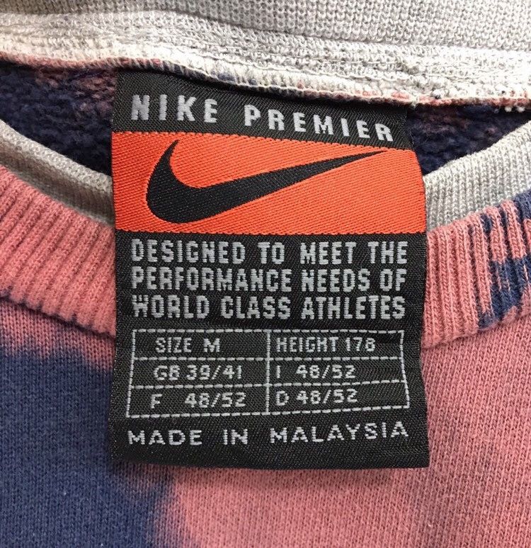 Nike Vintage NIKE Acid Wash Sweatshirts Size US L / EU 52-54 / 3 - 9 Thumbnail