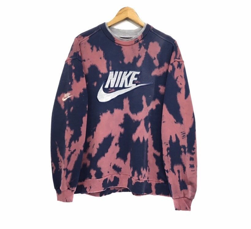 Nike Vintage NIKE Acid Wash Sweatshirts Size US L / EU 52-54 / 3 - 2 Thumbnail