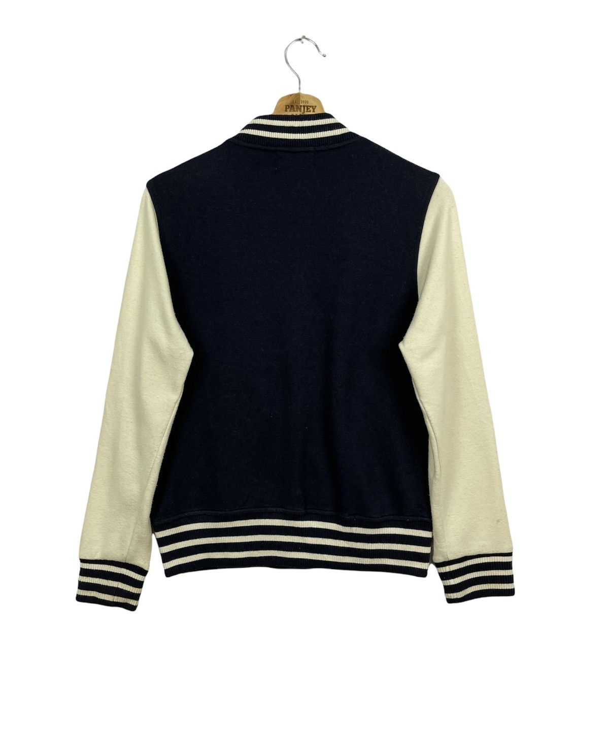 Japanese Brand Varsity Jacket Brooklyn Navy White Size US S / EU 44-46 / 1 - 3 Thumbnail