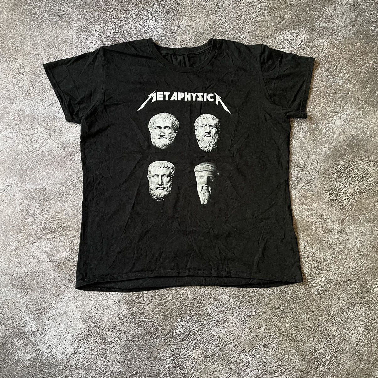 Band Tees Vintage Y2K Metaphysica Dead Face Creepy Horror Tee 90s Size US M / EU 48-50 / 2 - 2 Thumbnail