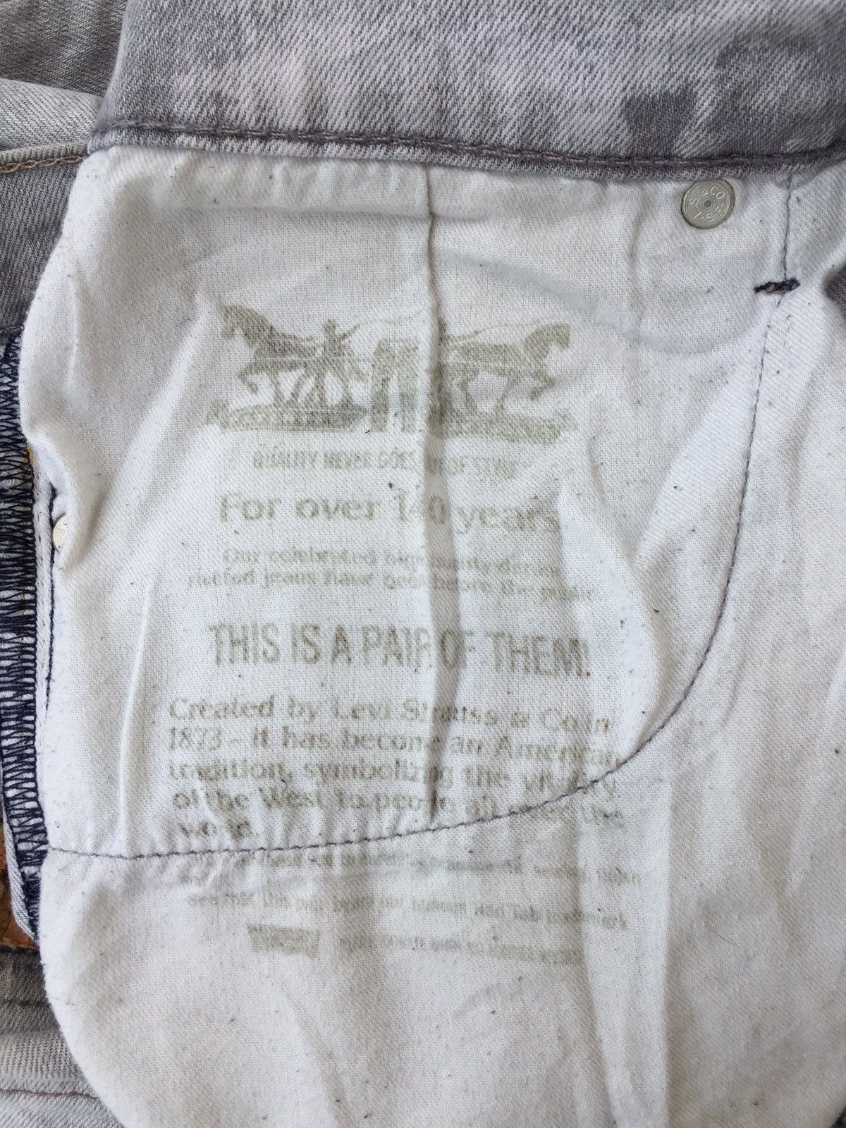 Levi's Vintage Levis Asid Wash Streetwear Denim Pants Size US 33 - 11 Thumbnail