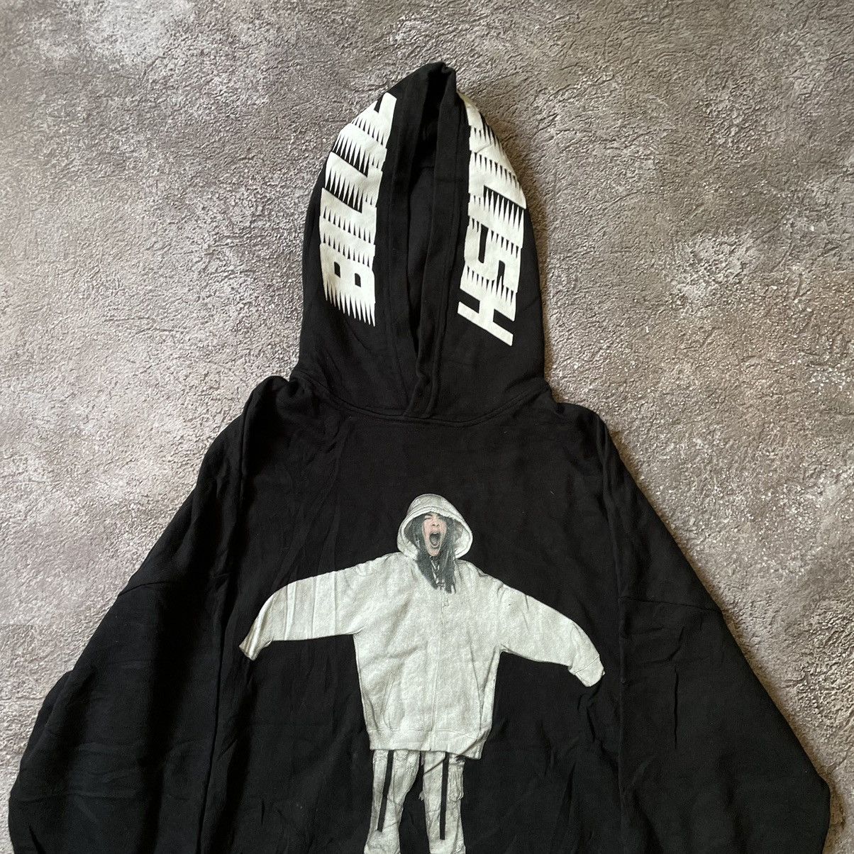 Vintage Vintage Y2K 90s Graphic Hoodie Oversized Black Goth Faded M Size US M / EU 48-50 / 2 - 4 Thumbnail