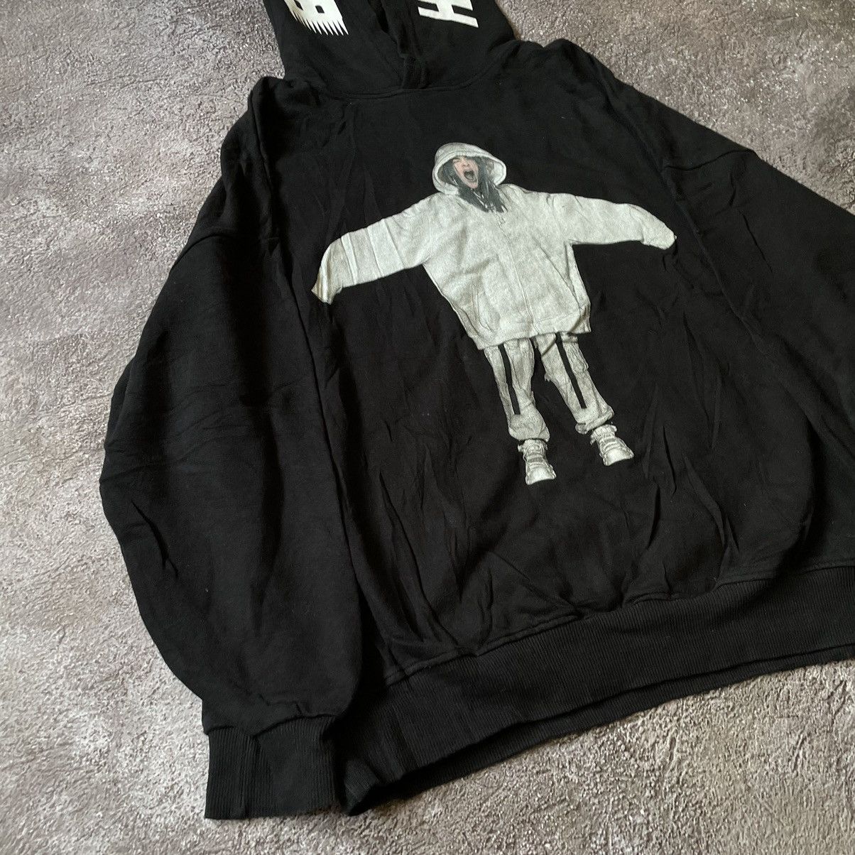 Vintage Vintage Y2K 90s Graphic Hoodie Oversized Black Goth Faded M Size US M / EU 48-50 / 2 - 3 Thumbnail