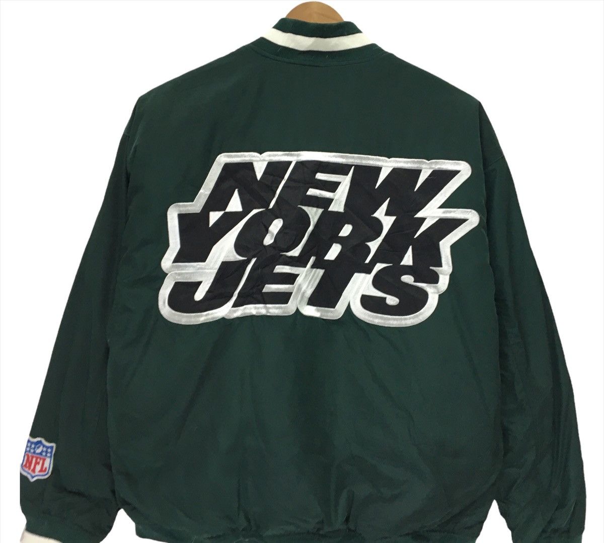 NFL × Sports Specialties NEW YORK JETS NFL Bomber Jacket Size US M / EU 48-50 / 2 - 3 Thumbnail