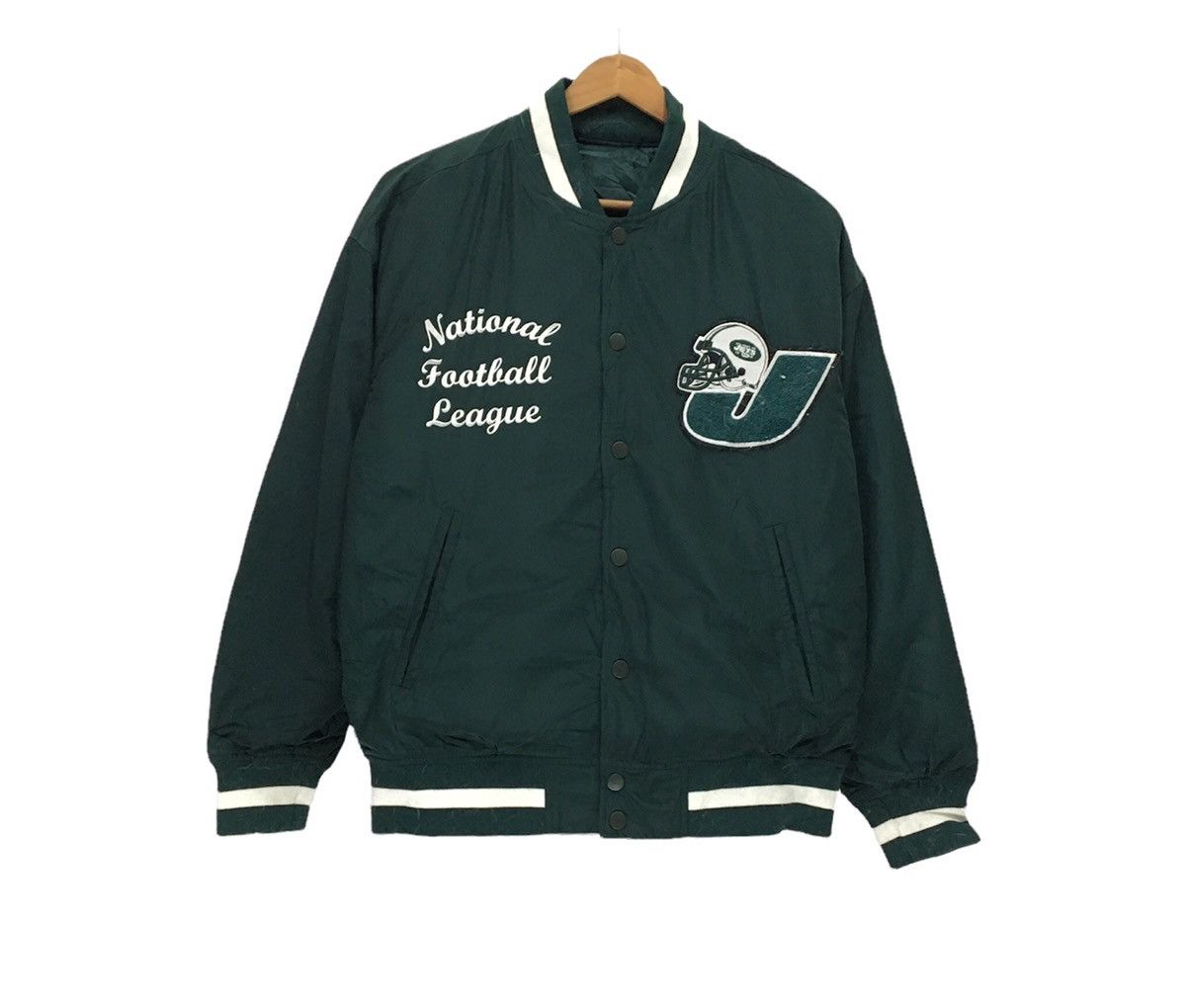 NFL × Sports Specialties NEW YORK JETS NFL Bomber Jacket Size US M / EU 48-50 / 2 - 2 Thumbnail