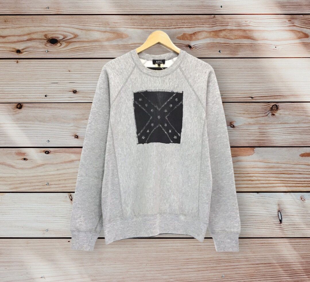 A.P.C. A.P.C Crewneck Sweatshirt Size US M / EU 48-50 / 2 - 1 Thumbnail