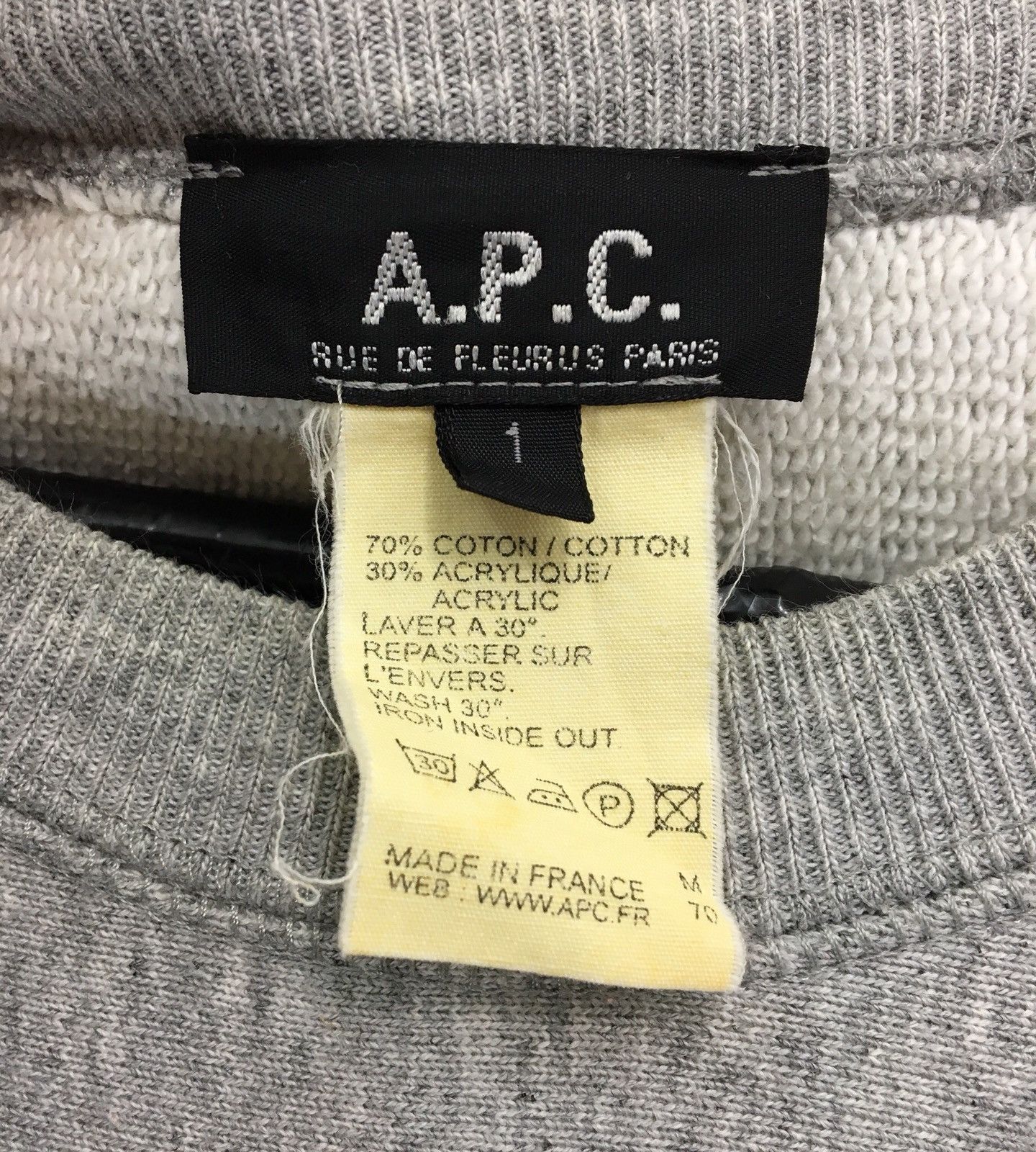 A.P.C. A.P.C Crewneck Sweatshirt Size US M / EU 48-50 / 2 - 8 Thumbnail