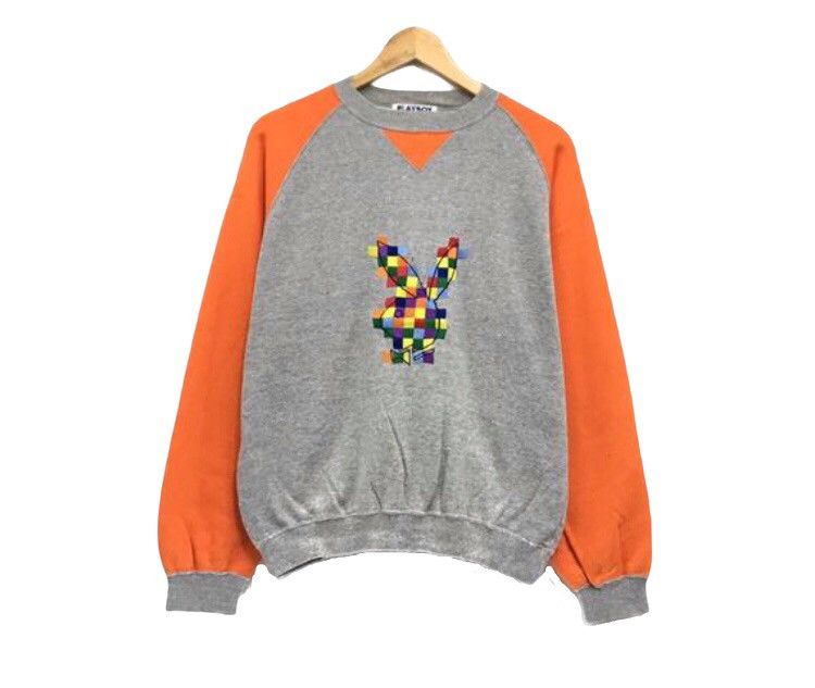 Playboy PLAYBOY Tetris Design Crewneck Sweatshirt Size US S / EU 44-46 / 1 - 1 Thumbnail