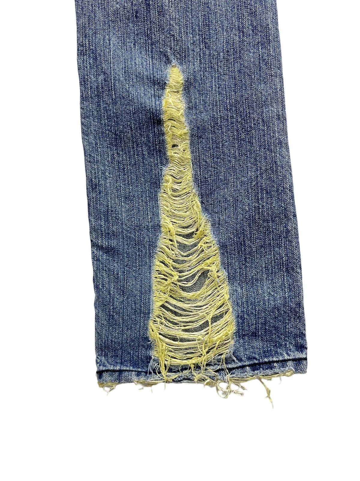 Life After Denim 🔥CASVA Designer Punk Ripped Distressed Denim Hysteric Style Size US 29 - 14 Thumbnail