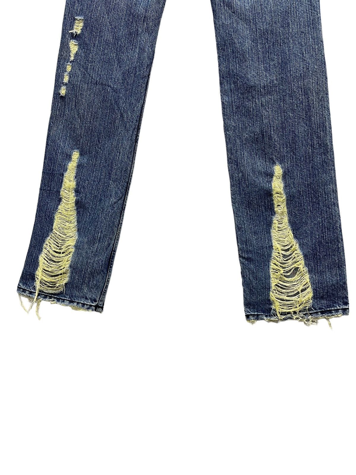 Life After Denim 🔥CASVA Designer Punk Ripped Distressed Denim Hysteric Style Size US 29 - 12 Thumbnail