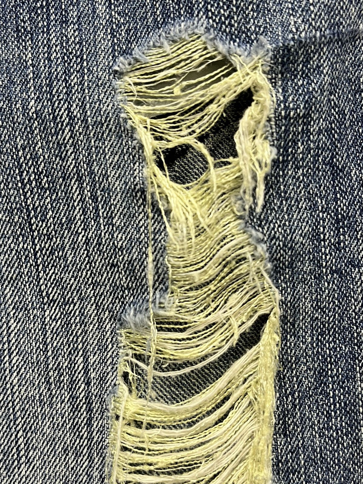 Life After Denim 🔥CASVA Designer Punk Ripped Distressed Denim Hysteric Style Size US 29 - 10 Thumbnail