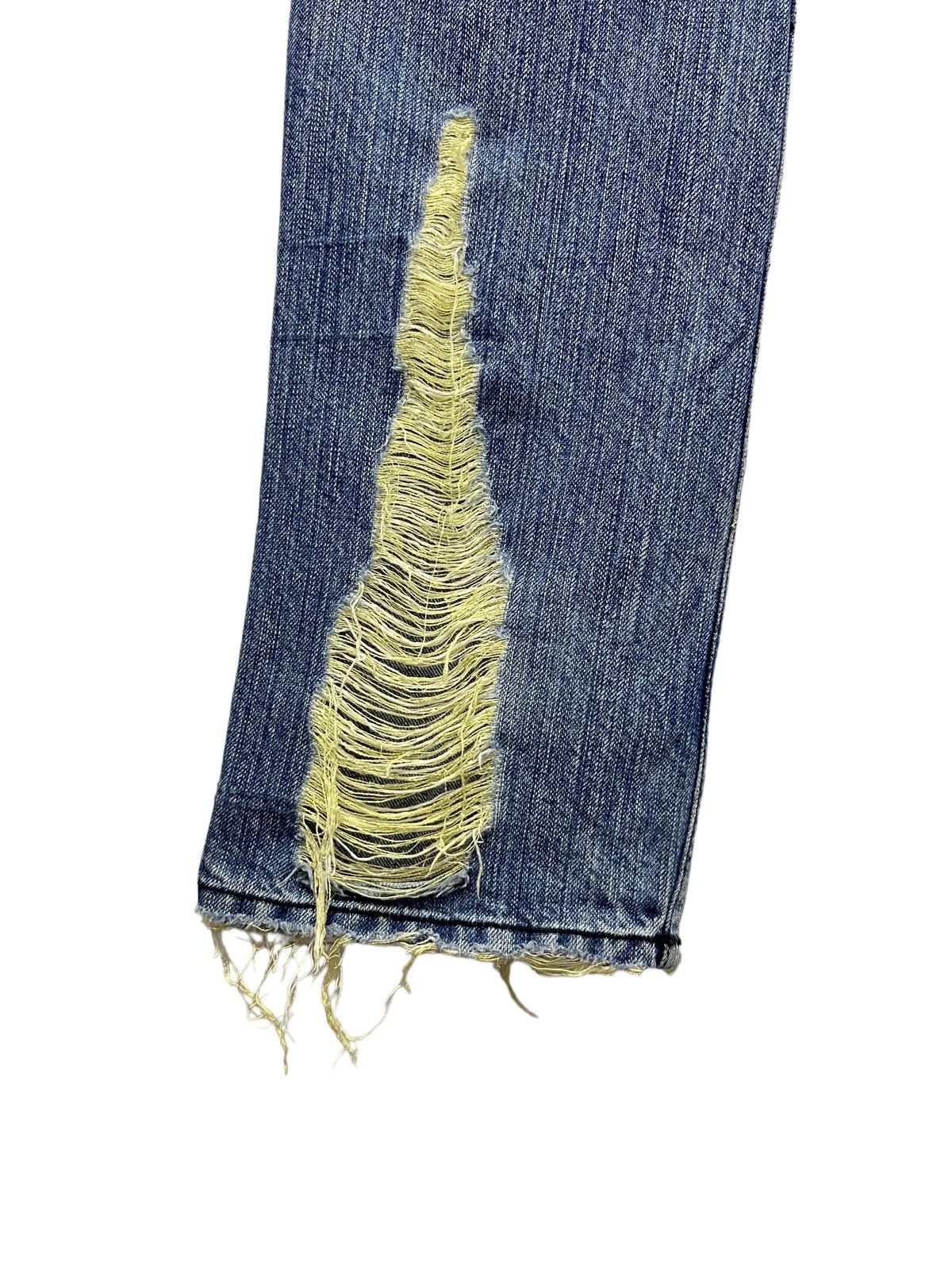 Life After Denim 🔥CASVA Designer Punk Ripped Distressed Denim Hysteric Style Size US 29 - 13 Thumbnail