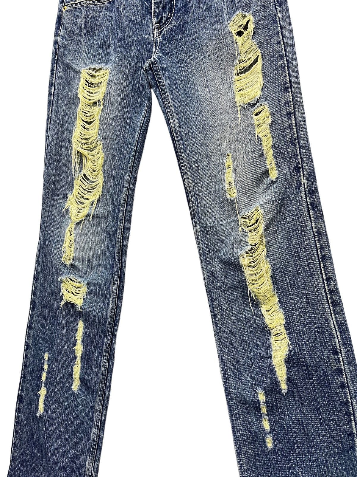 Life After Denim 🔥CASVA Designer Punk Ripped Distressed Denim Hysteric Style Size US 29 - 3 Thumbnail