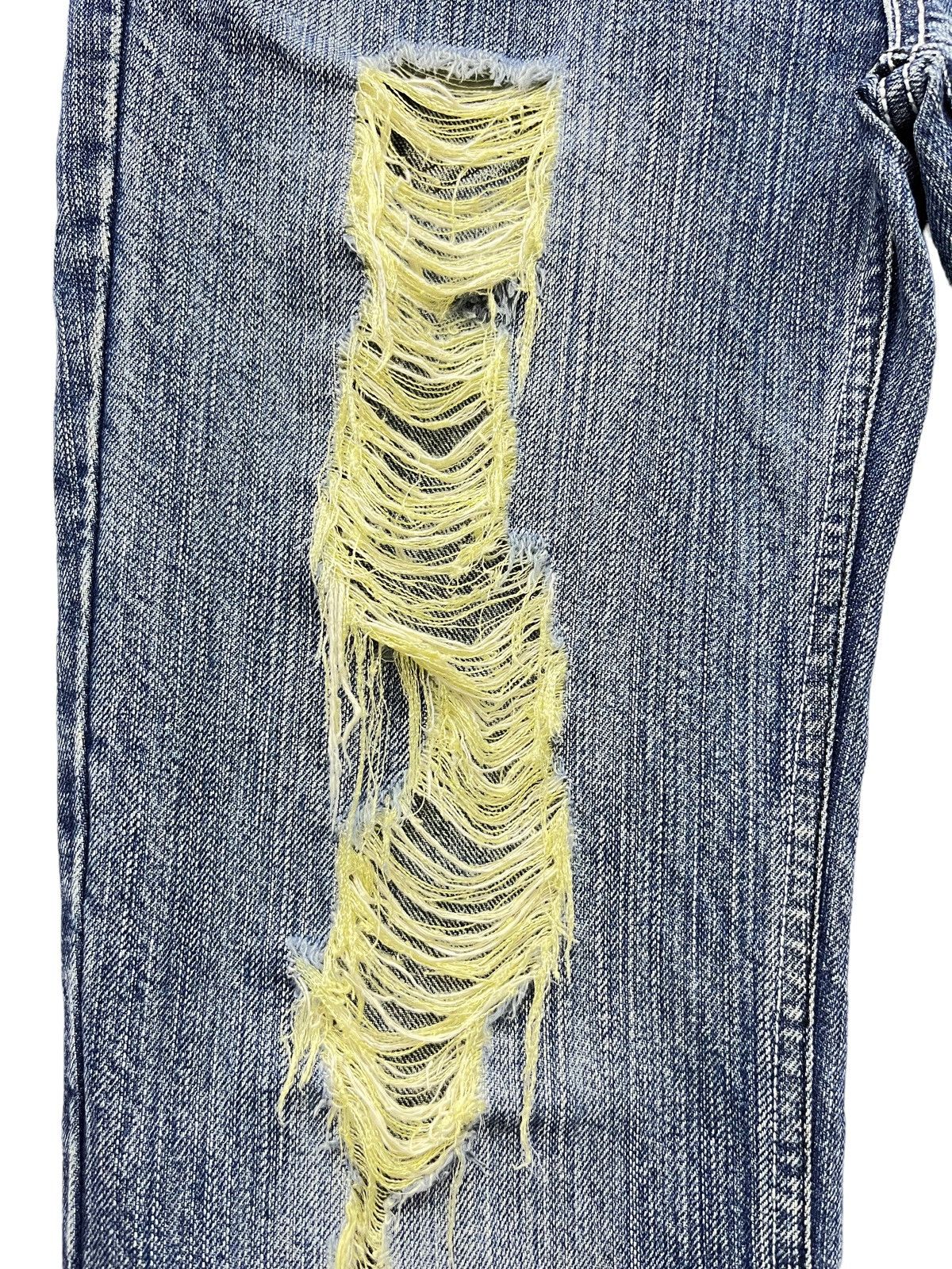 Life After Denim 🔥CASVA Designer Punk Ripped Distressed Denim Hysteric Style Size US 29 - 8 Thumbnail