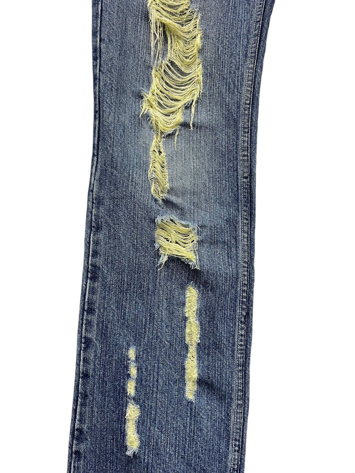 Life After Denim 🔥CASVA Designer Punk Ripped Distressed Denim Hysteric Style Size US 29 - 7 Thumbnail