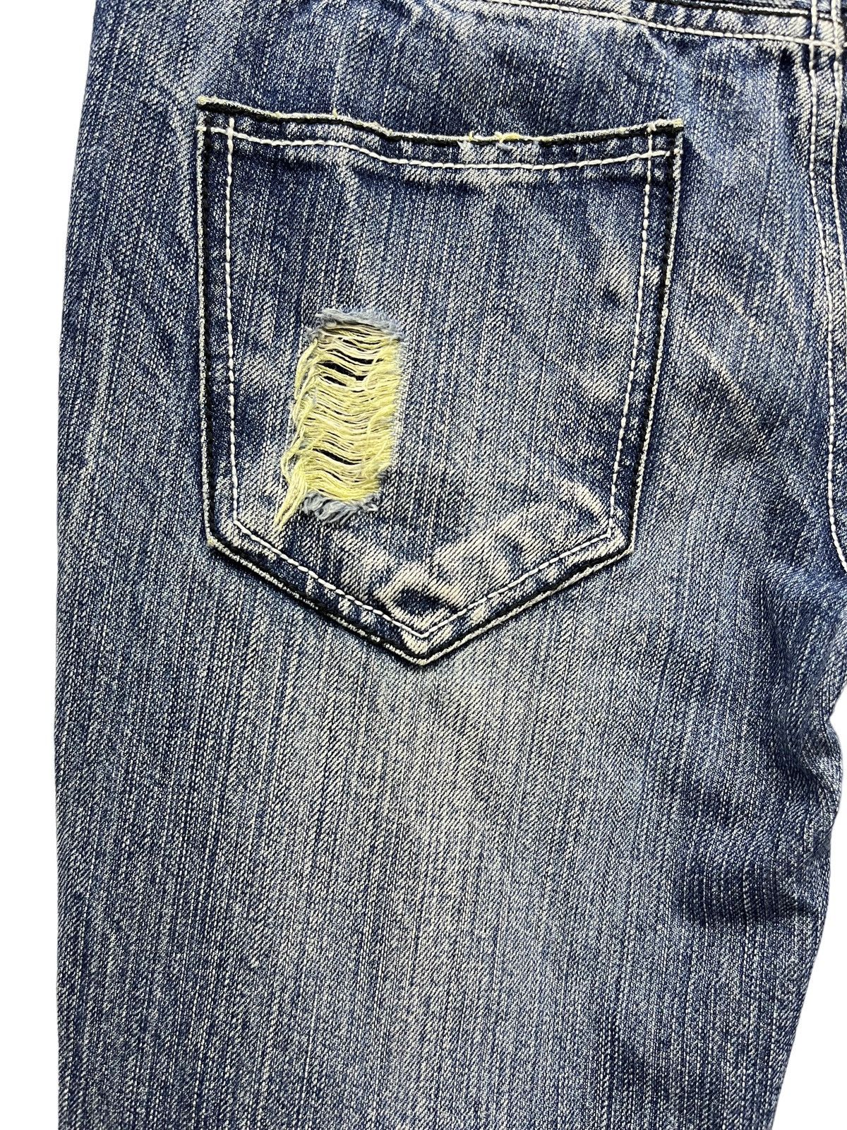 Life After Denim 🔥CASVA Designer Punk Ripped Distressed Denim Hysteric Style Size US 29 - 15 Thumbnail