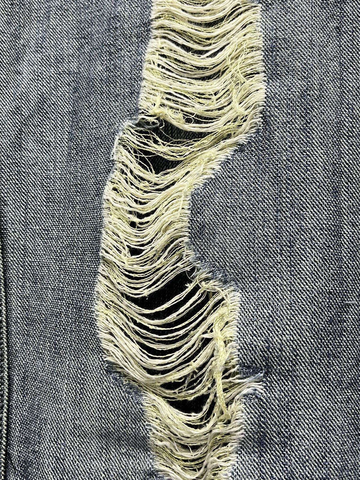 Life After Denim 🔥CASVA Designer Punk Ripped Distressed Denim Hysteric Style Size US 29 - 19 Thumbnail