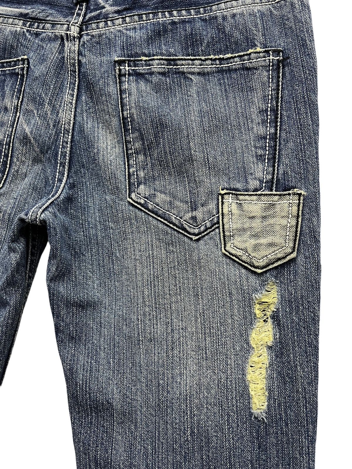 Life After Denim 🔥CASVA Designer Punk Ripped Distressed Denim Hysteric Style Size US 29 - 16 Thumbnail