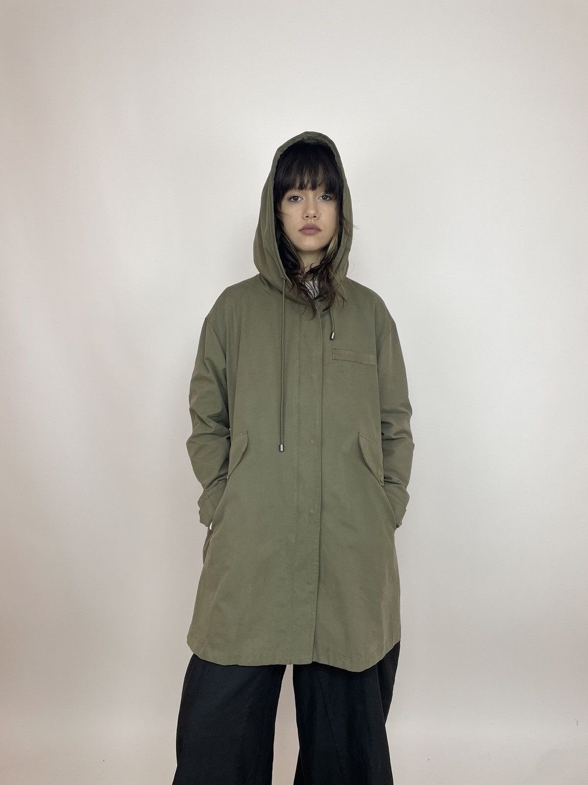 Mango MANGO Military coat Fashionable japanese oversized jacket Size S / US 4 / IT 40 - 3 Thumbnail