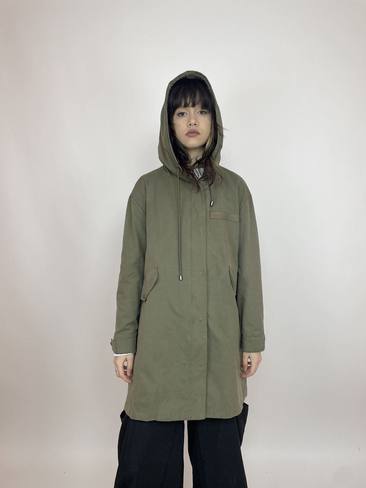 Mango MANGO Military coat Fashionable japanese oversized jacket Size S / US 4 / IT 40 - 2 Thumbnail