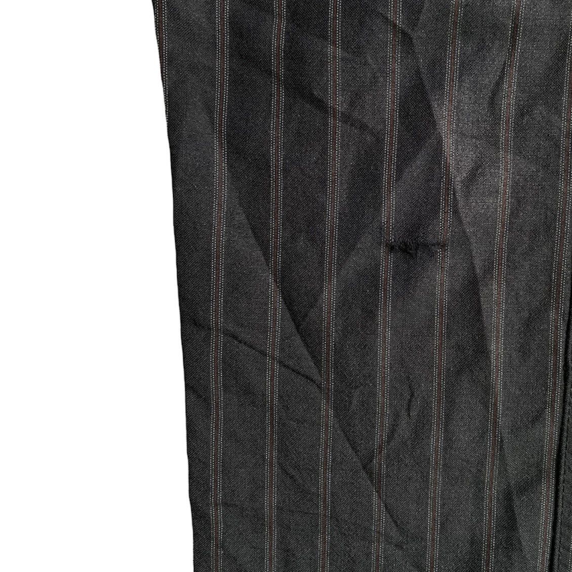Junya Watanabe SS10 Navy Stripes Pants With Back Belt Size US 30 / EU 46 - 7 Thumbnail