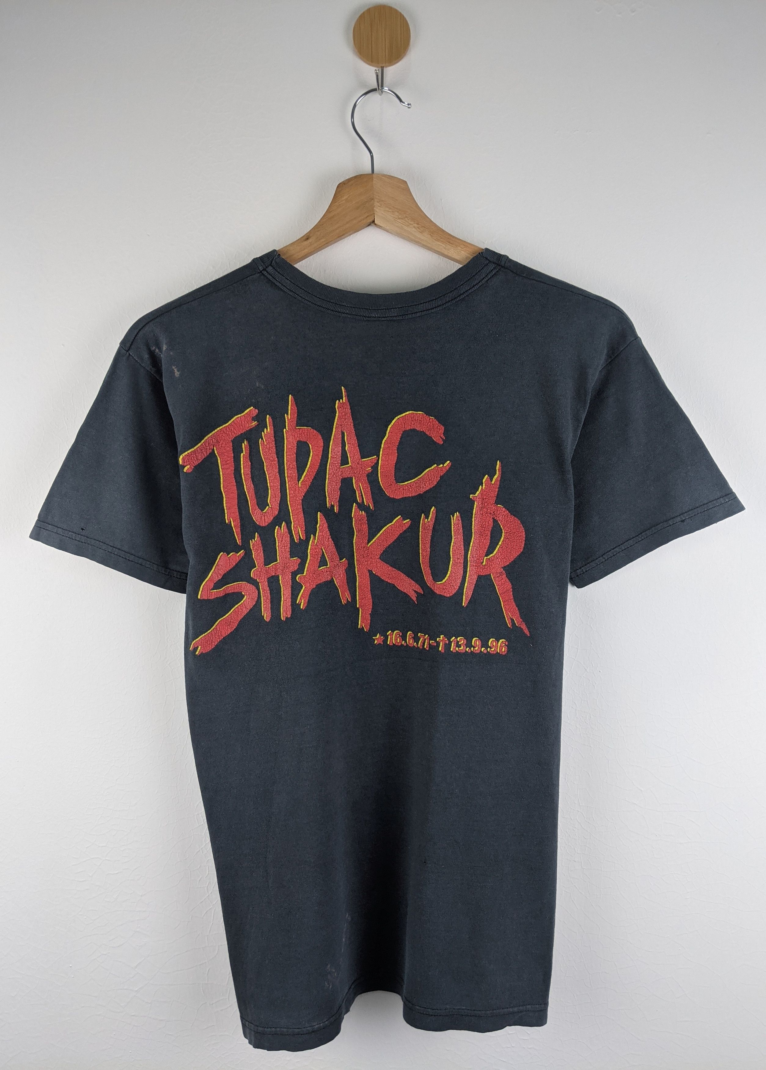 Rap Tees × Vintage Vintage Tupac Rap tee Hiphop shirt Size US S / EU 44-46 / 1 - 2 Thumbnail
