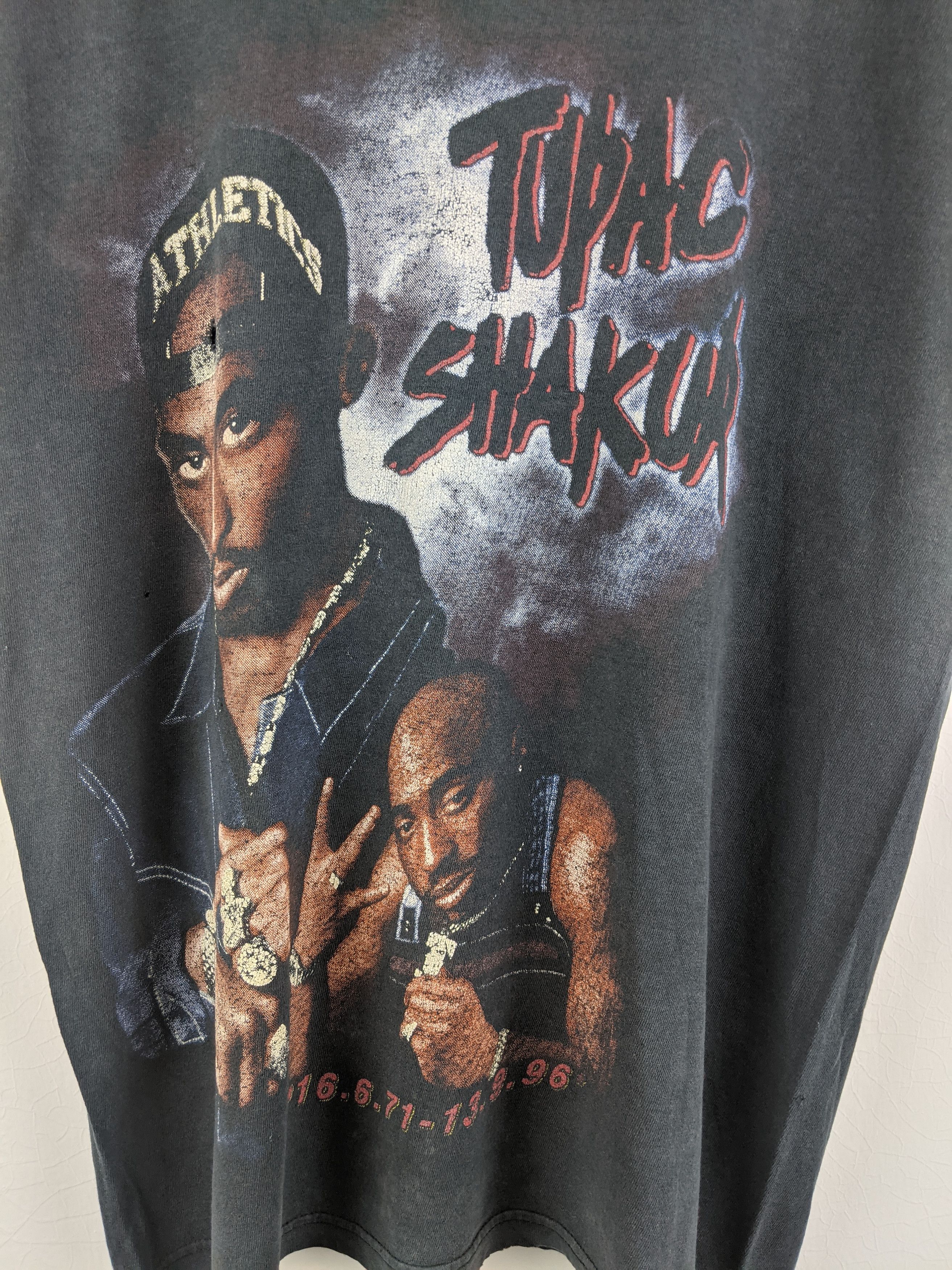 Rap Tees × Vintage Vintage Tupac Rap tee Hiphop shirt Size US S / EU 44-46 / 1 - 3 Thumbnail
