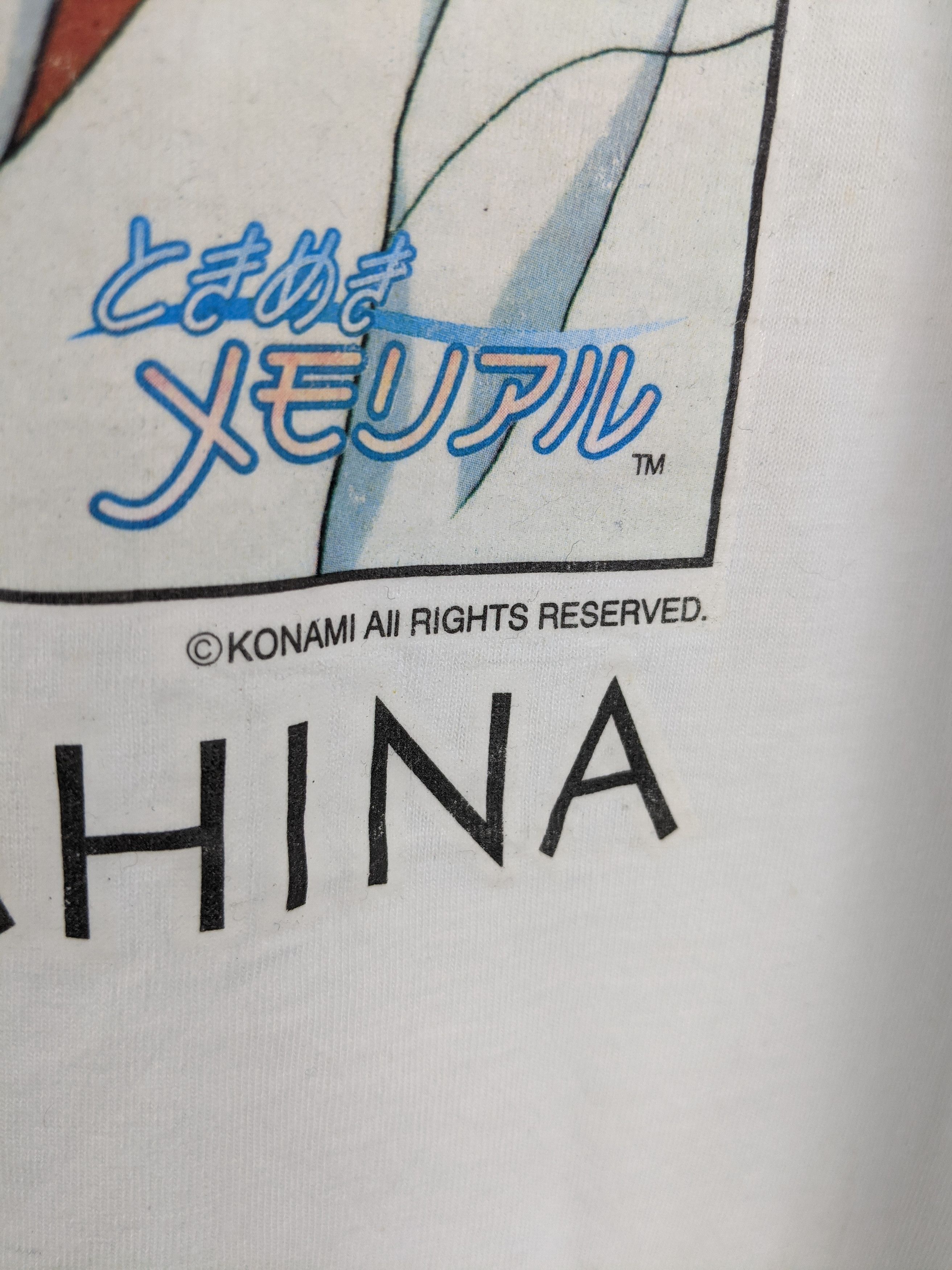Playstation Vintage Konami Yuko Asahina Shirt 90s Video Games Size US M / EU 48-50 / 2 - 3 Thumbnail