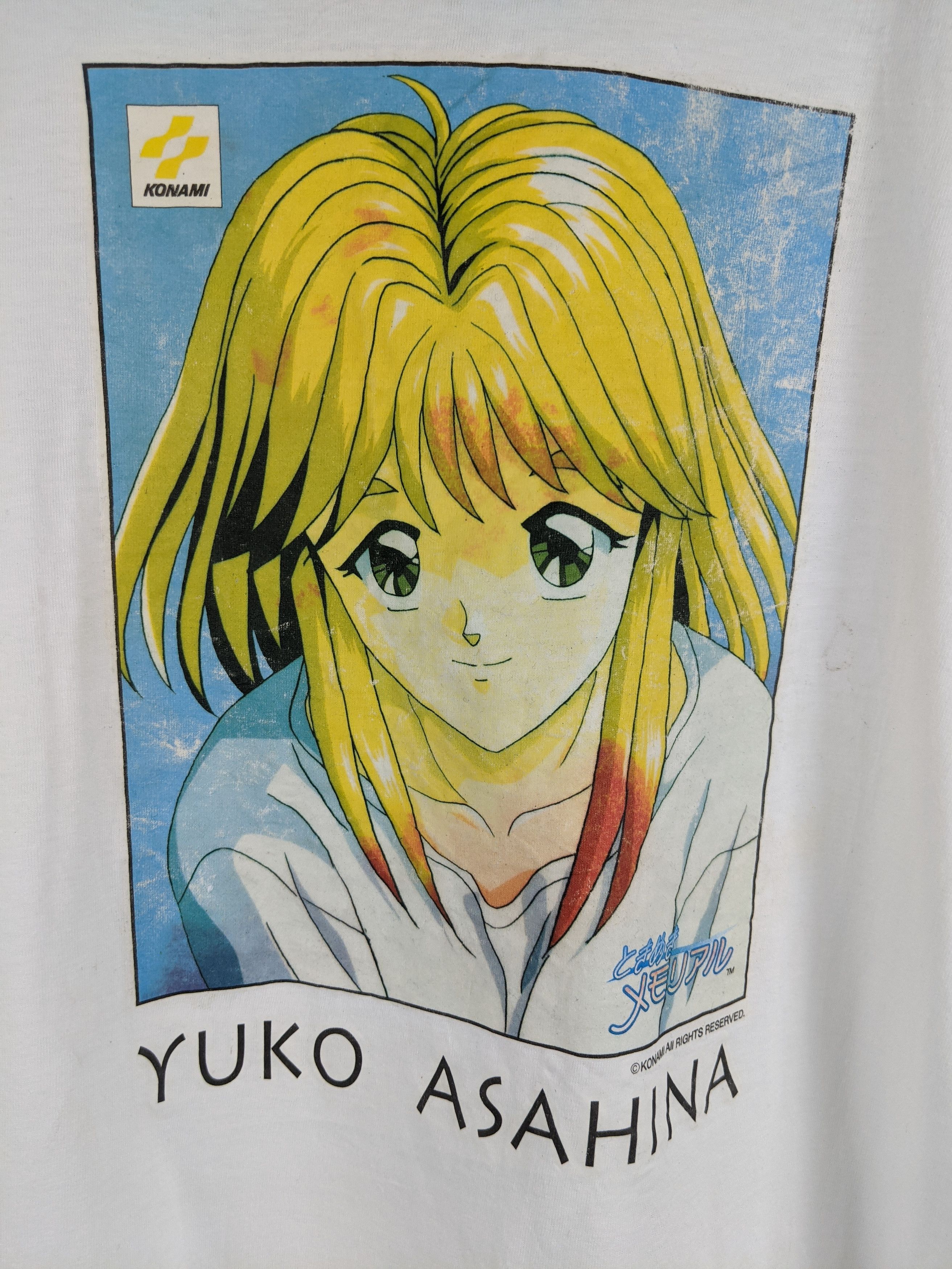 Playstation Vintage Konami Yuko Asahina Shirt 90s Video Games Size US M / EU 48-50 / 2 - 2 Thumbnail