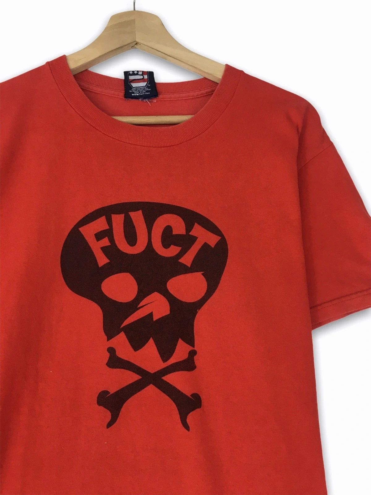 FUCT × Vintage Rare Vintage 90s FUCT Skull Printed Tshirt Size US M / EU 48-50 / 2 - 4 Thumbnail