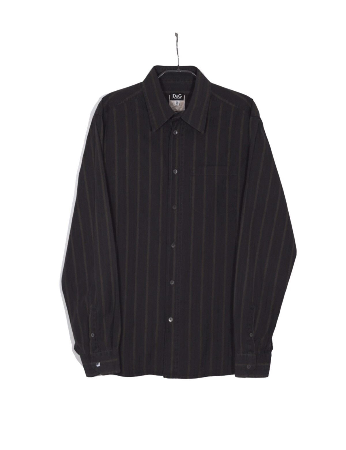 Dolce & Gabbana Dolce & Gabbana Vintage Striped Shirt Mens Sz M Size US M / EU 48-50 / 2 - 1 Thumbnail