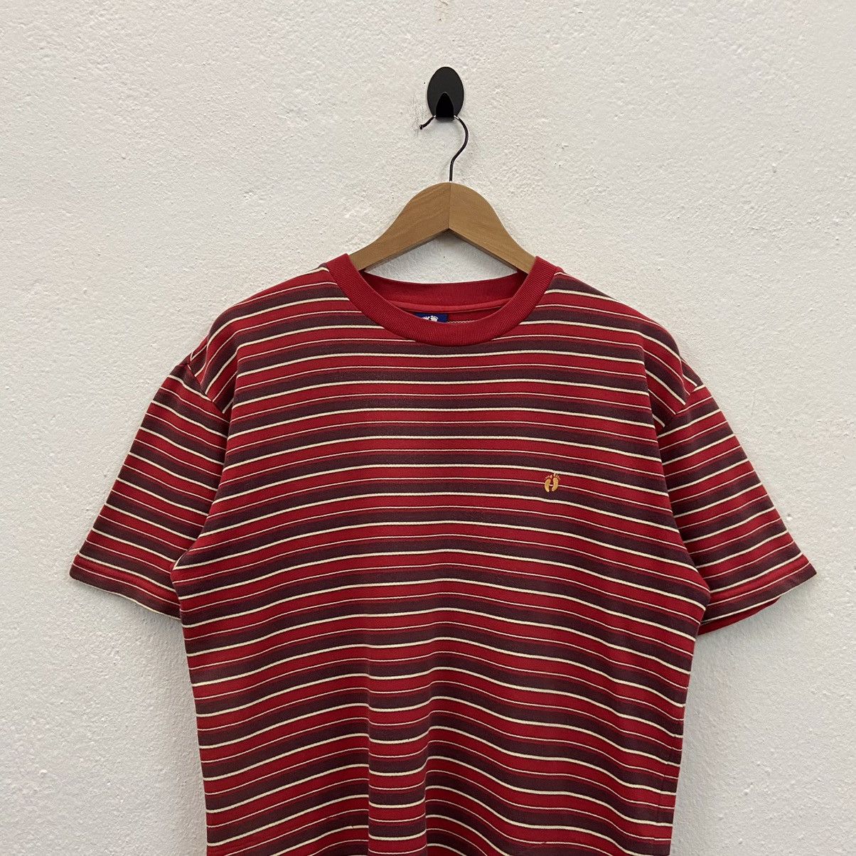 Hang Ten × Vintage Rare Vintage Hang Ten Stripe Pocket Side Tshirt Size US L / EU 52-54 / 3 - 2 Thumbnail