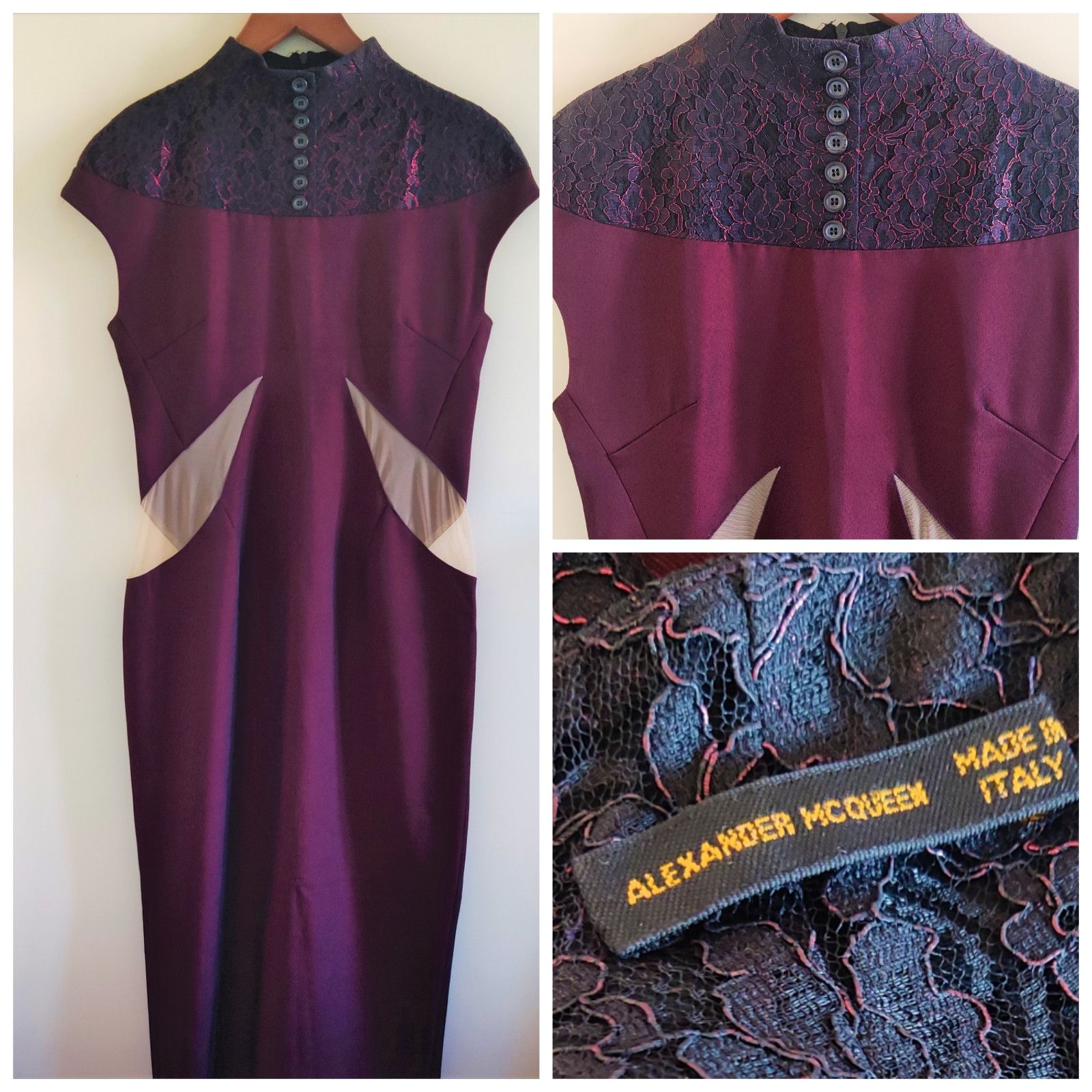Alexander McQueen Early Alexander McQueen Joan Of Arc Lace Button Runway Dress Size M / US 6-8 / IT 42-44 - 1 Thumbnail