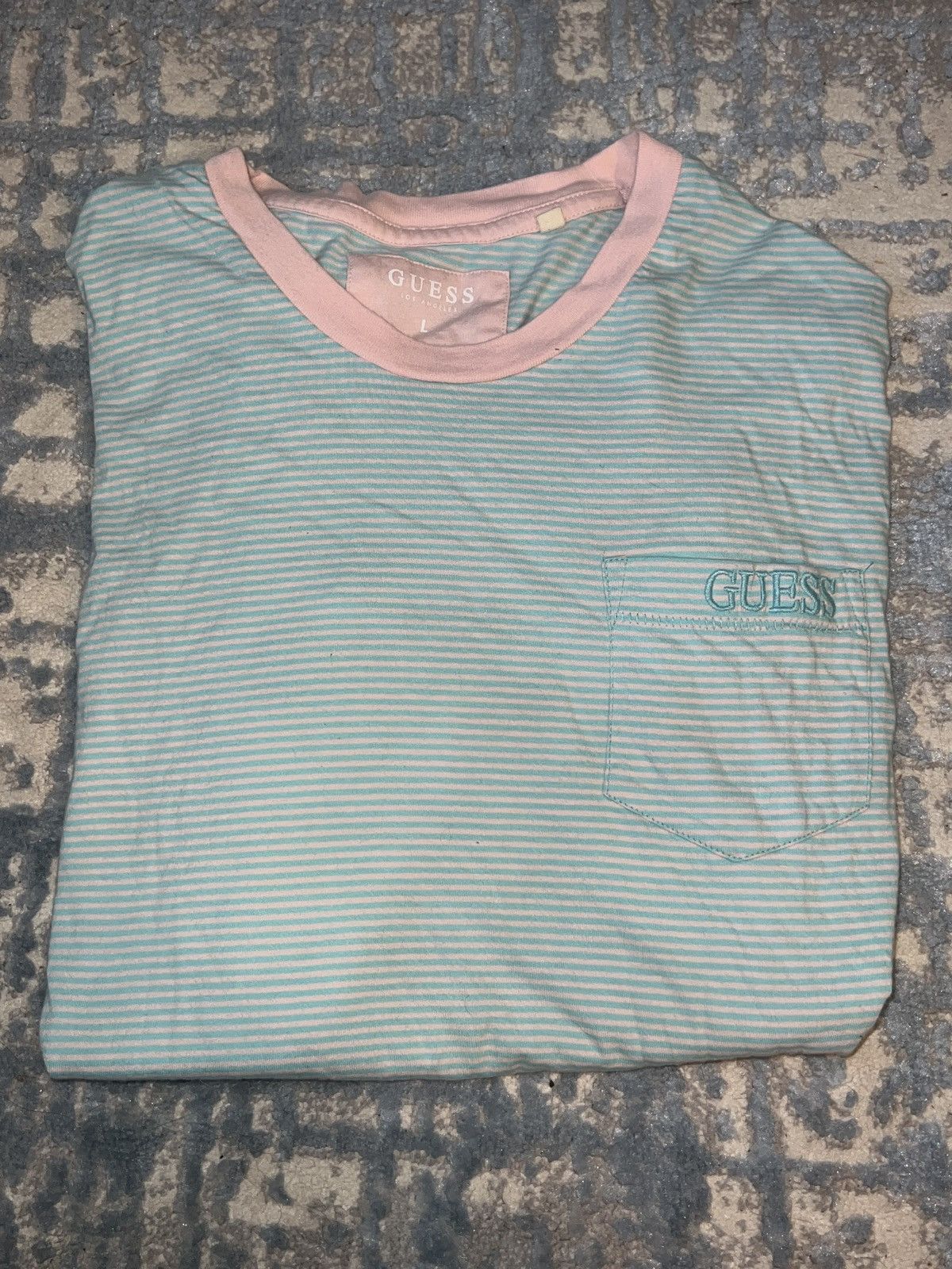 Guess Vintage Style Guess Pocket Tee A$AP Rocky Size US L / EU 52-54 / 3 - 1 Thumbnail