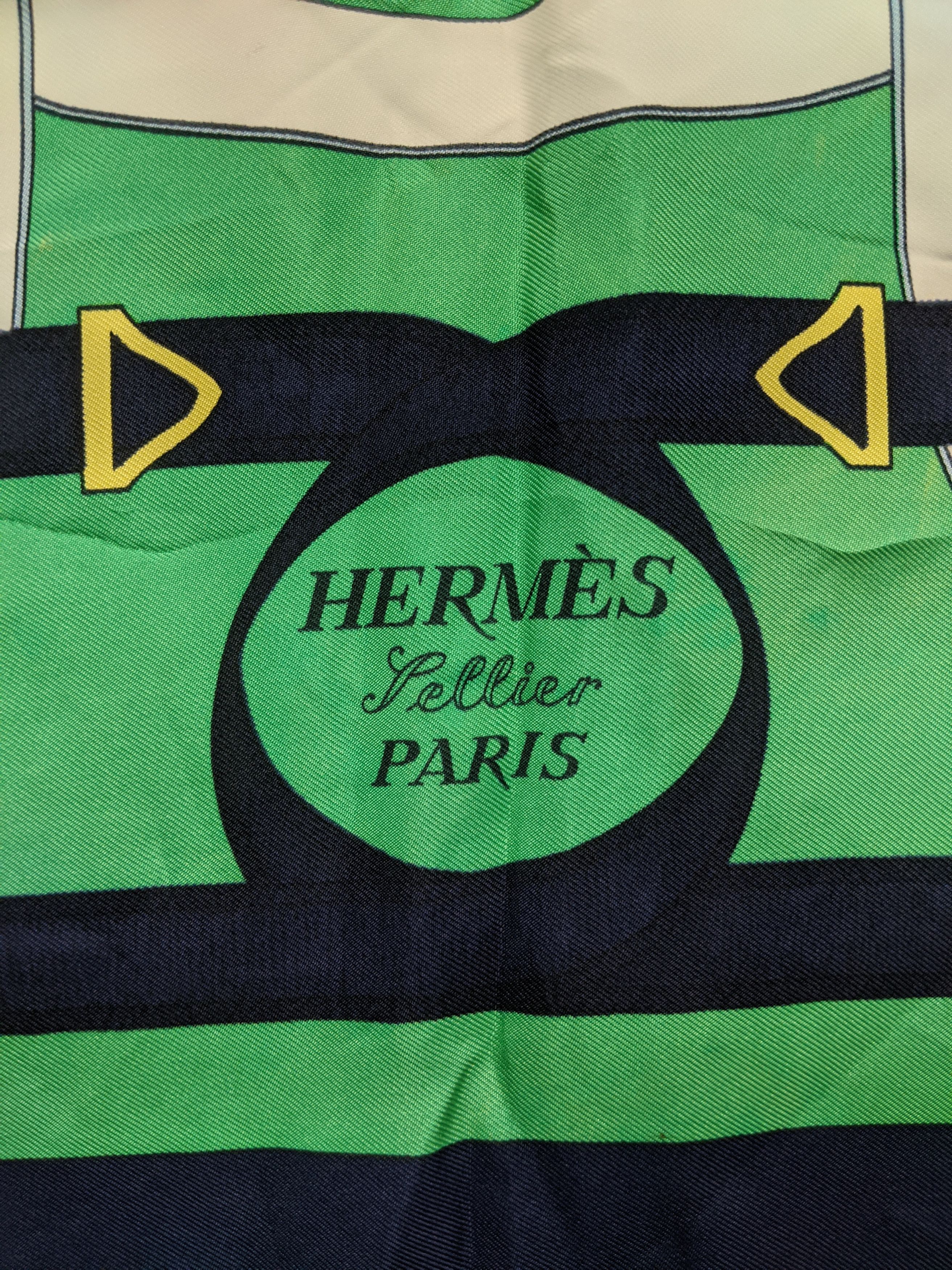 Hermes Hermes Eperon D Or Henri D Origny silk scarf Size ONE SIZE - 3 Thumbnail