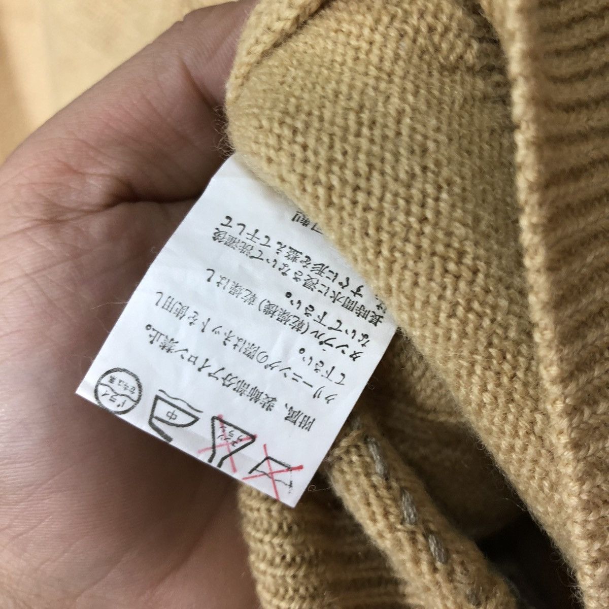 Japanese Brand × Vintage Vareuse art flower embroidered vintage Yellow Cardigan #539B Size M / US 6-8 / IT 42-44 - 13 Thumbnail