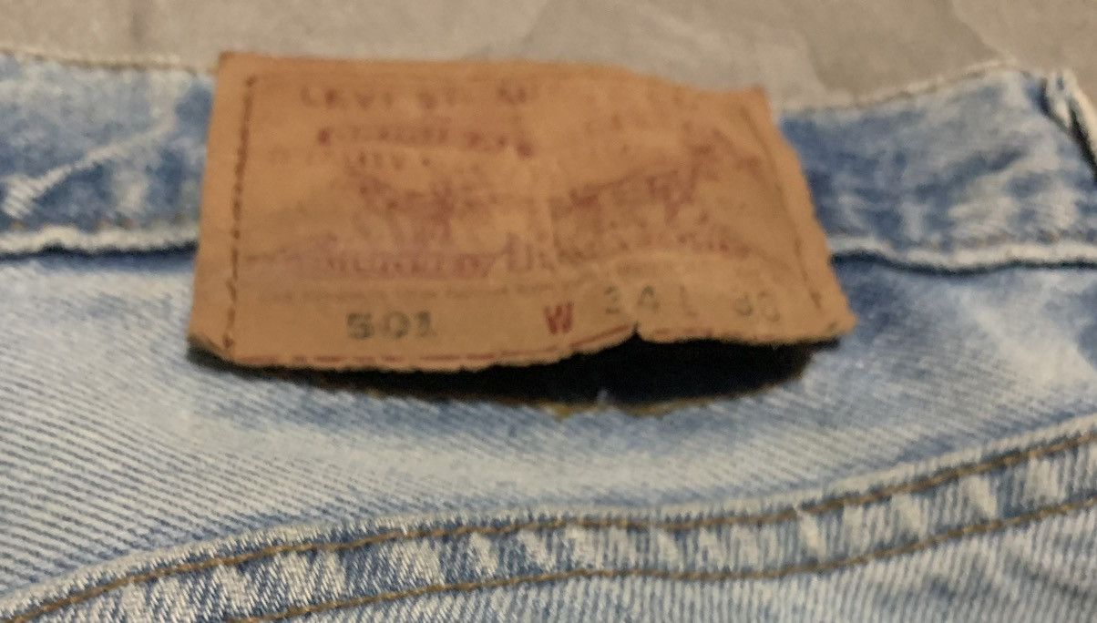 Levi's Vintage Levis 501 Straight Jeans Size US 33 - 9 Thumbnail