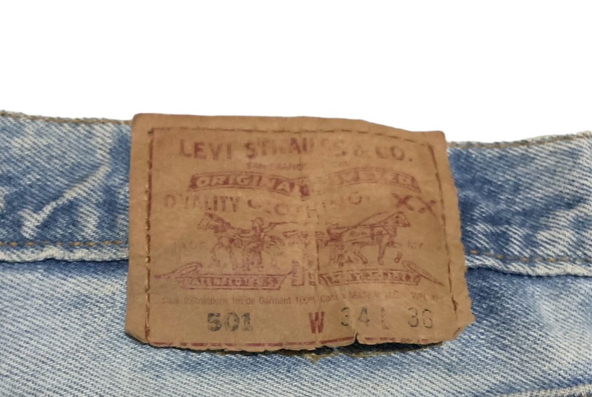 Levi's Vintage Levis 501 Straight Jeans Size US 33 - 10 Thumbnail