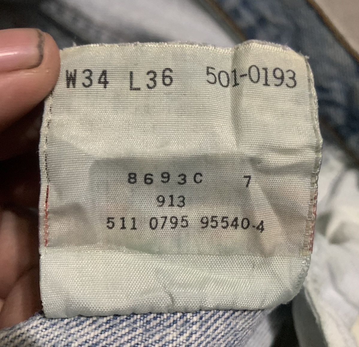 Levi's Vintage Levis 501 Straight Jeans Size US 33 - 12 Thumbnail