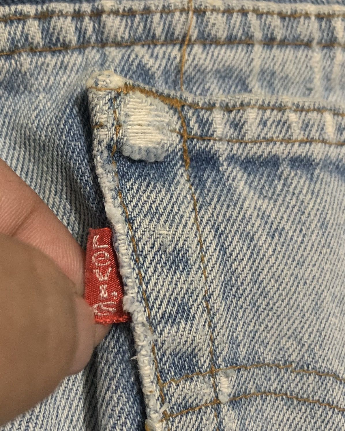 Levi's Vintage 90s Levis 501 Straight Leg Jeans Made In Usa Size US 29 - 5 Thumbnail