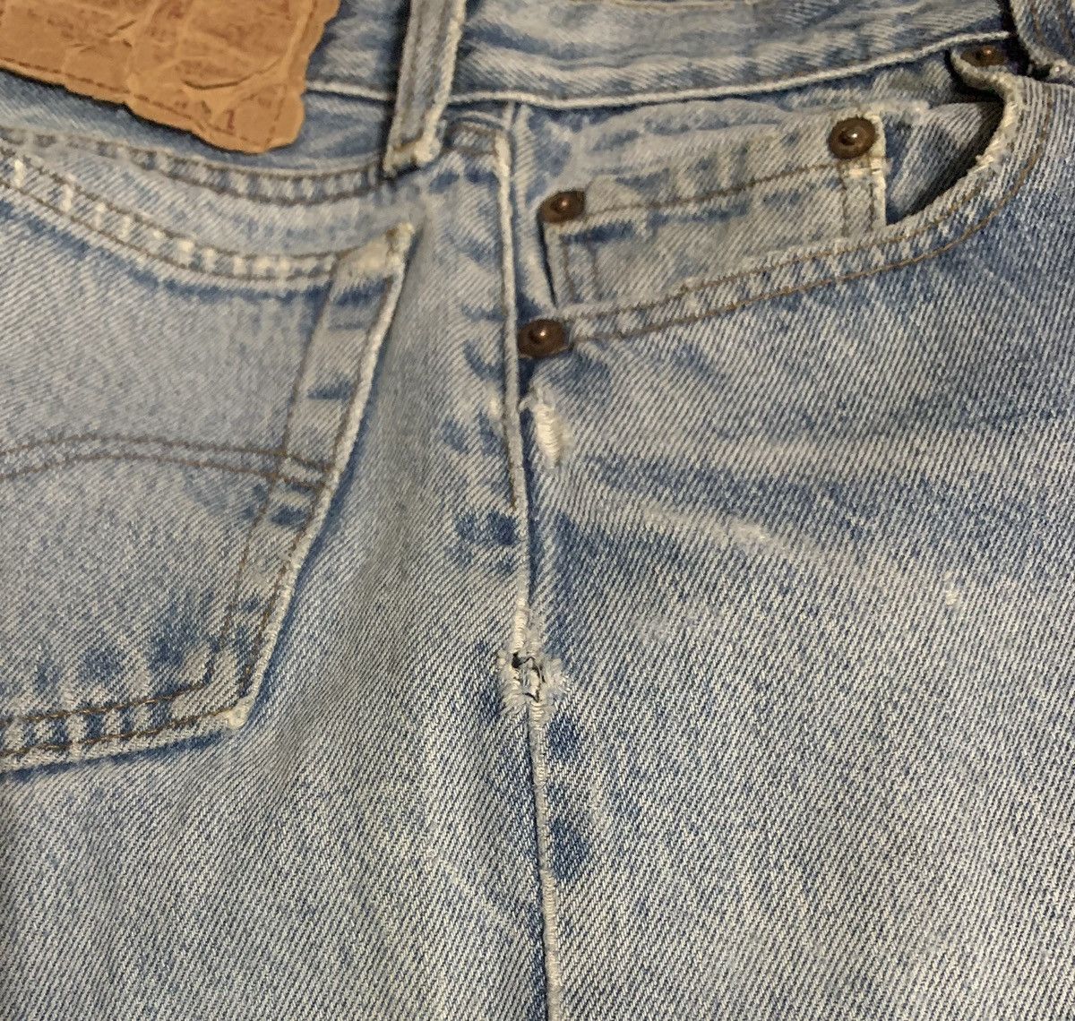 Levi's Vintage 90s Levis 501 Straight Leg Jeans Made In Usa Size US 29 - 4 Thumbnail