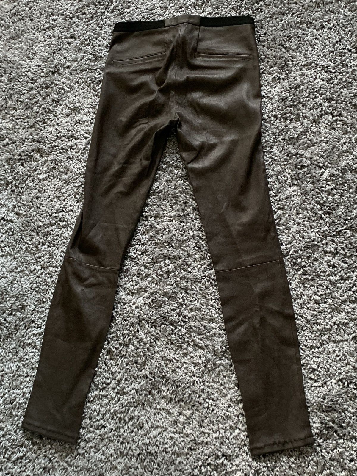 Helmut Lang Helmut Lang leather leggins Size 27" / US 4 / IT 40 - 2 Thumbnail
