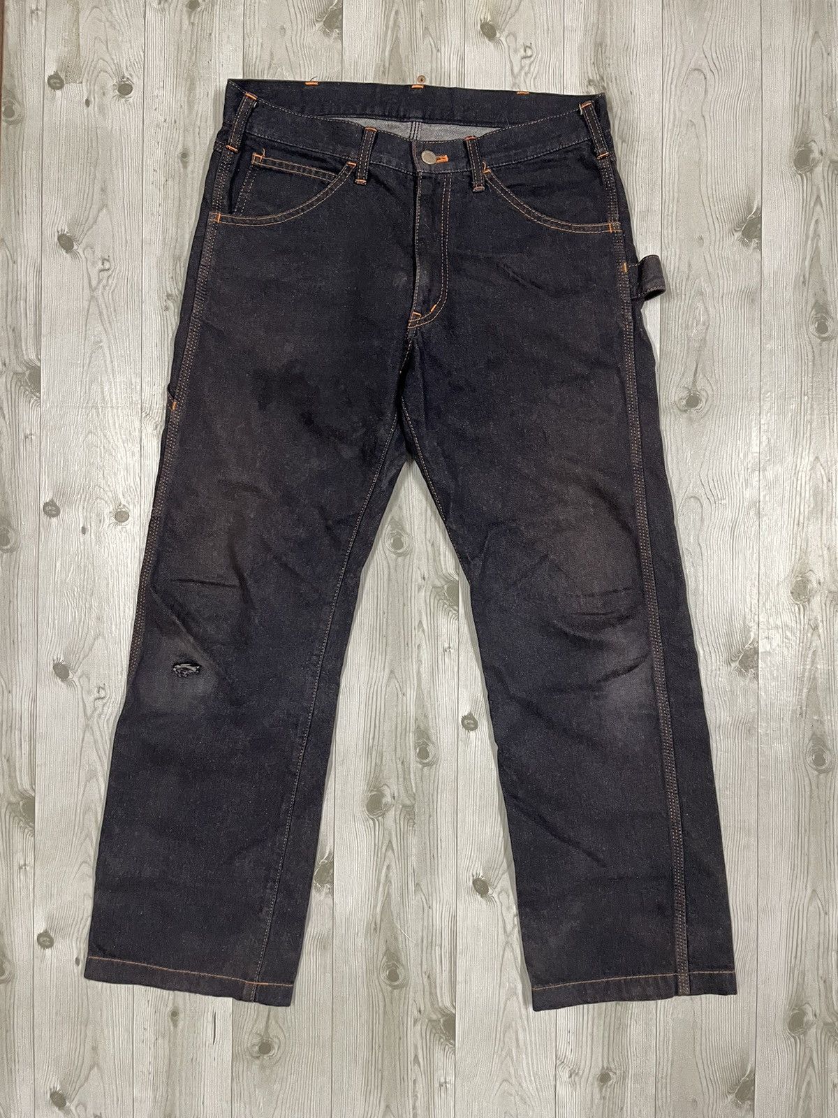 Comme des Garcons × Comme des Garcons Homme CDG Homme AD 2007 Carpenter Denim Pant Size US 32 / EU 48 - 1 Thumbnail