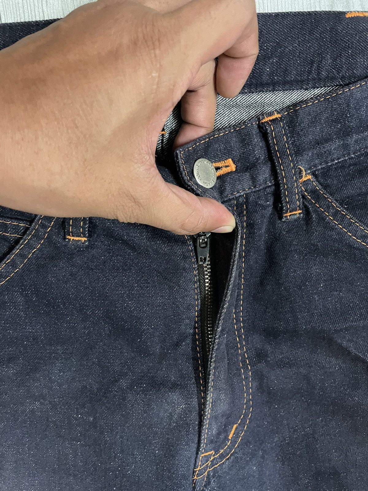 Comme des Garcons × Comme des Garcons Homme CDG Homme AD 2007 Carpenter Denim Pant Size US 32 / EU 48 - 6 Thumbnail