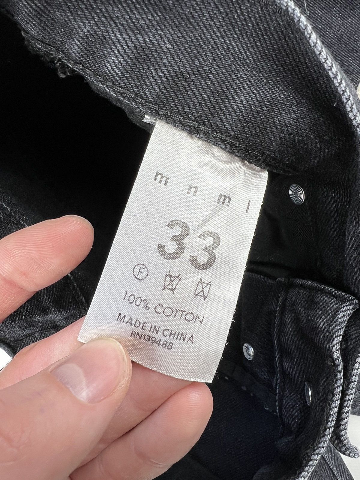 Vintage Mnml Skeleton💀 Jeans Size 33 Size US 33 - 7 Thumbnail