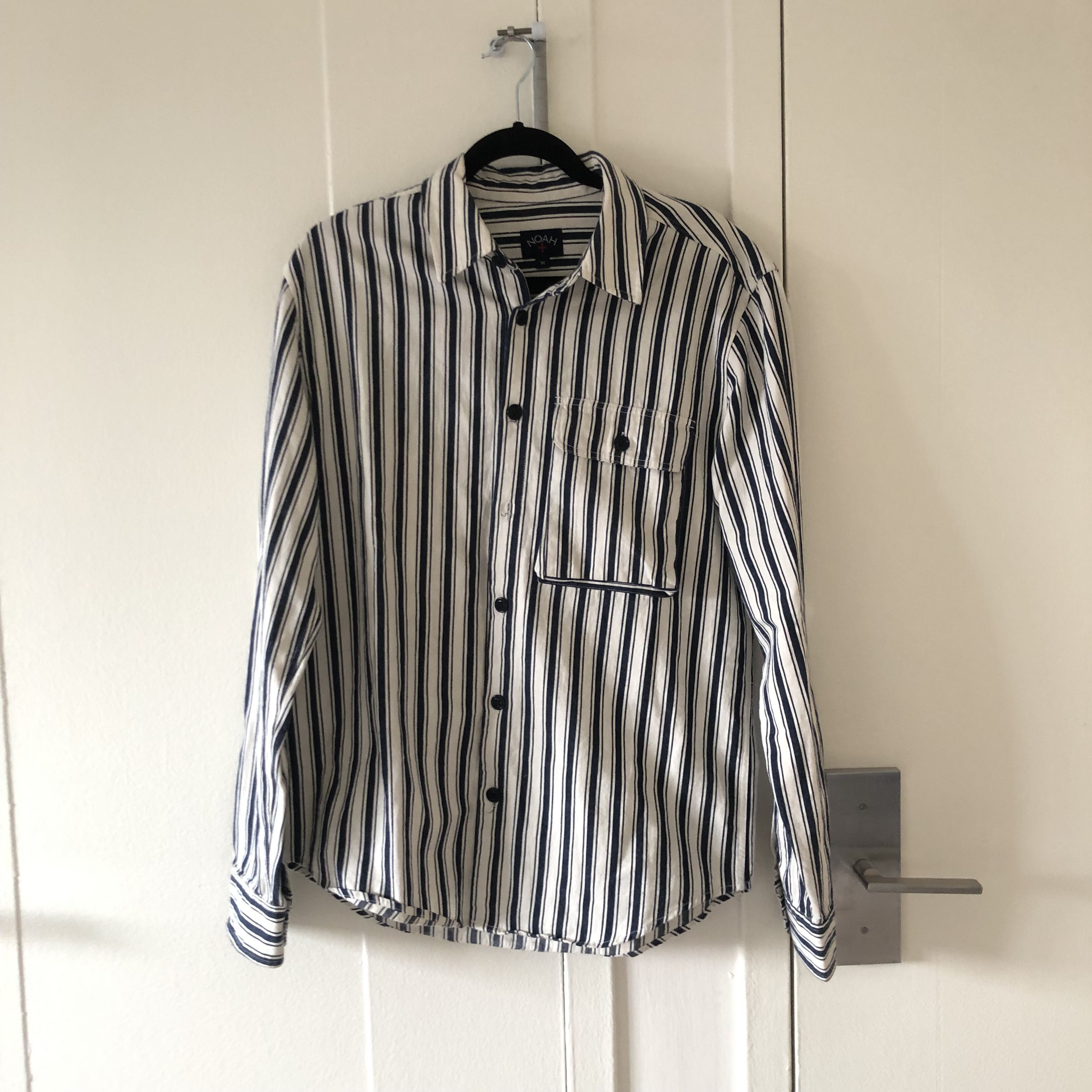 Noah Noah Striped Oxford Shirt | Grailed