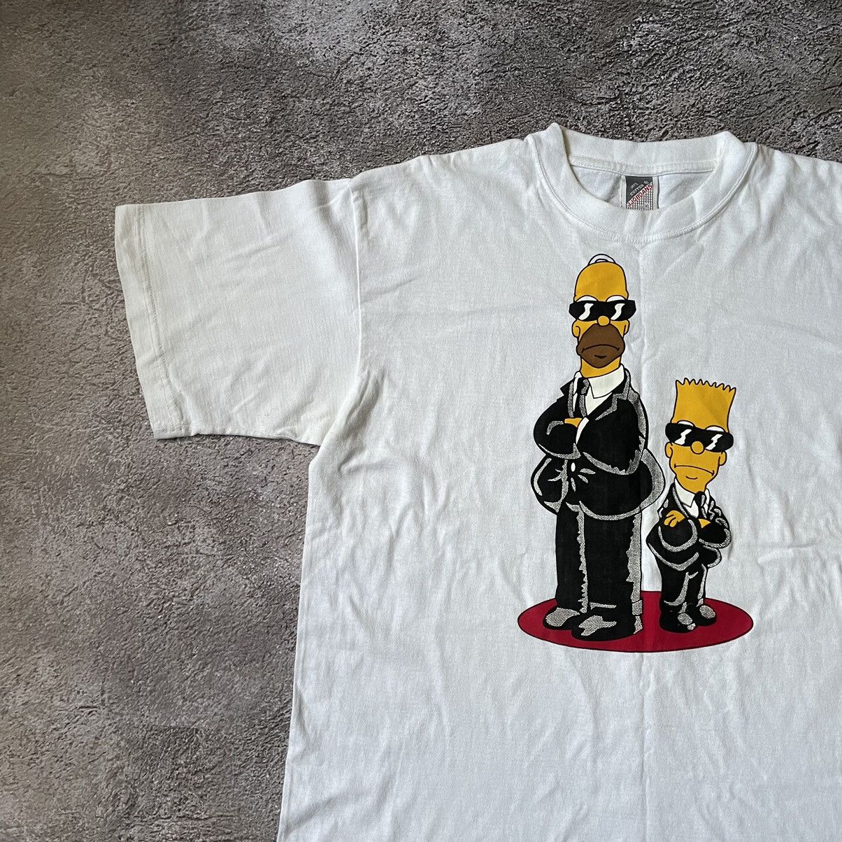 Vintage Vintage Y2K Homer 007 Agent Graphic Tee Streetwear Washed XL Size US XL / EU 56 / 4 - 4 Thumbnail