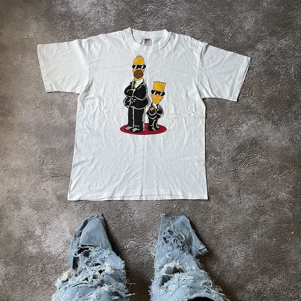Vintage Vintage Y2K Homer 007 Agent Graphic Tee Streetwear Washed XL Size US XL / EU 56 / 4 - 1 Thumbnail